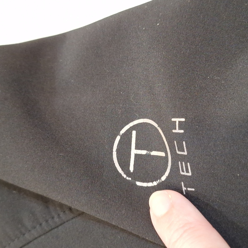 Tumi Tech Jacket Large Black Softshell Bomber Lig… - image 13